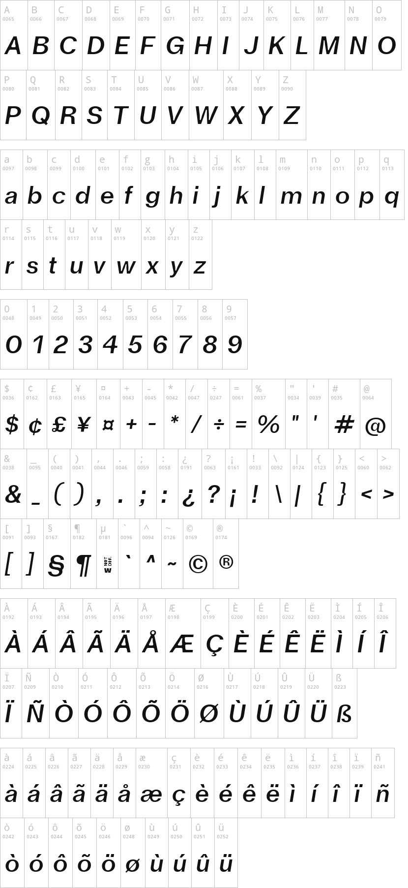 Fujiwara B Bold Italic-ttf字体下载,Fujiwara B Bold Italic 36865 Version 1. ...