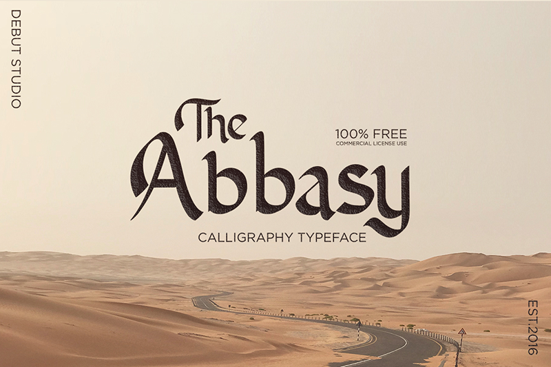 Abbasy Calligraphy Typeface