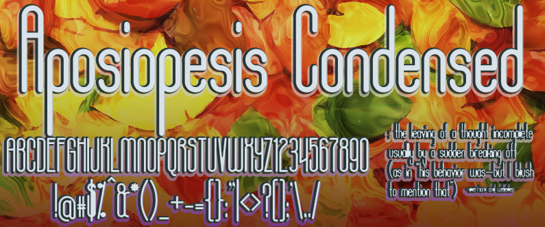 Aposiopesis Condensed