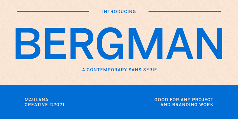 Bergman Sans Free