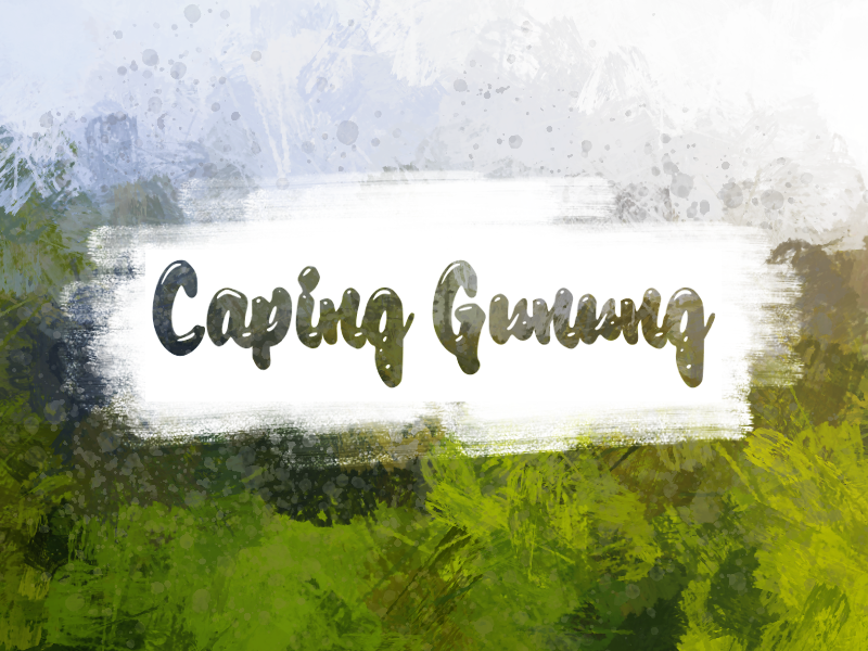 c Caping Gunung