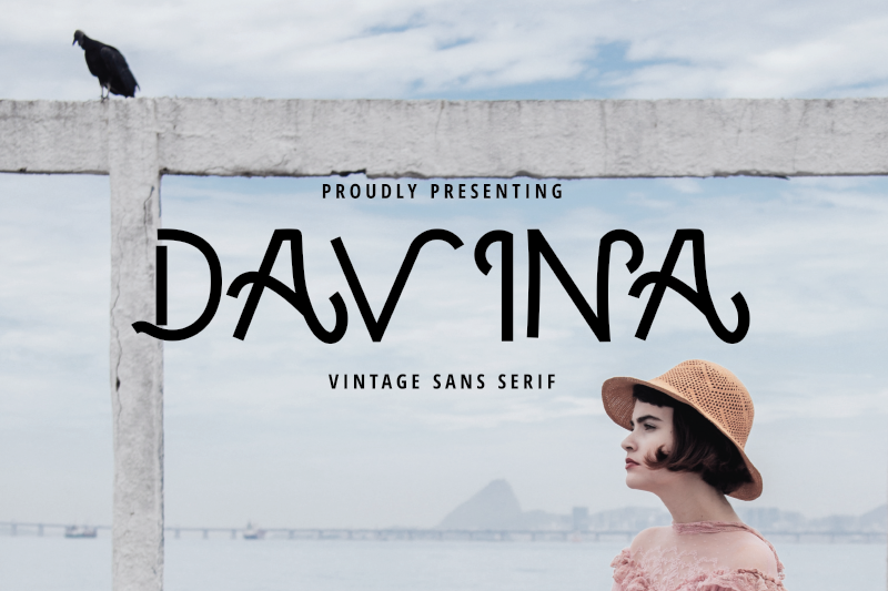 DAVINA - VINTAGE FONT