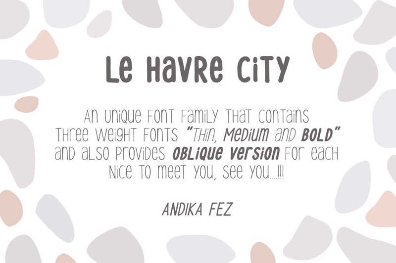 Le Havre City Bold