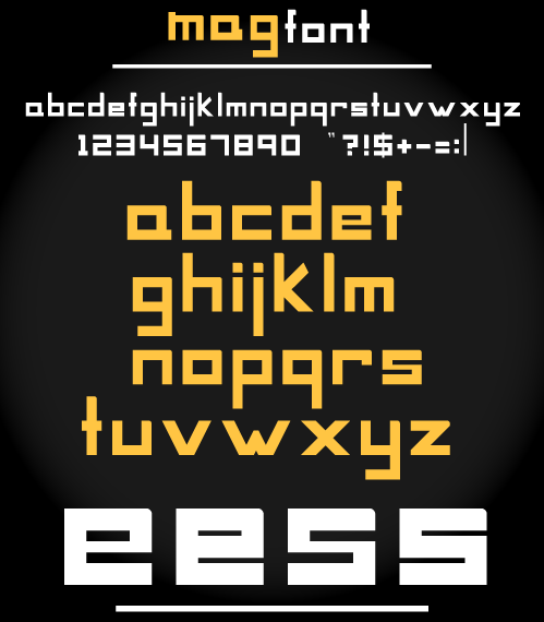 MAG Font