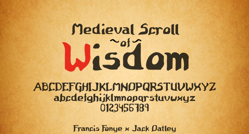 Medieval Scroll of Wisdom