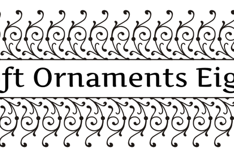 Soft Ornaments Eight