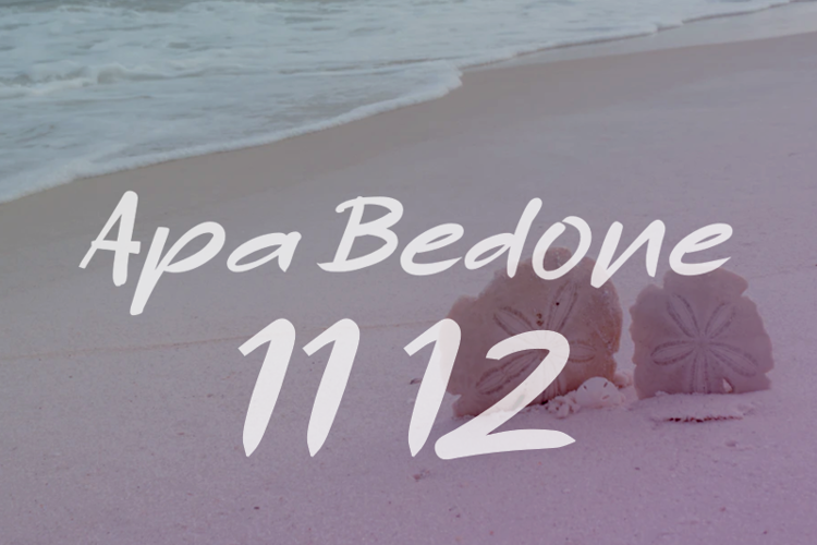 a Apa Bedone 11 12