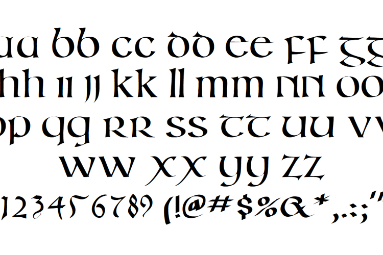 IrishUnciAlphabet