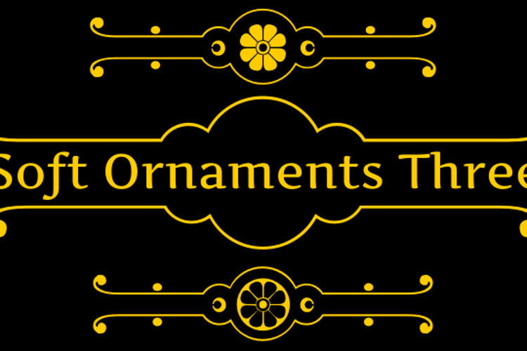 Soft Ornaments Three