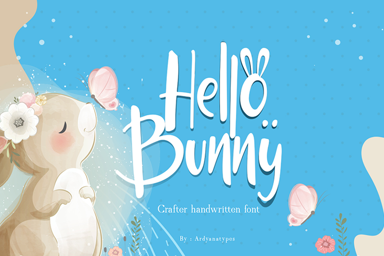 Hello Bunny Handwriting