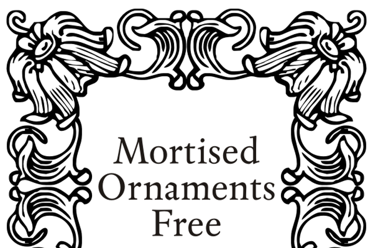 Mortised Ornaments Free