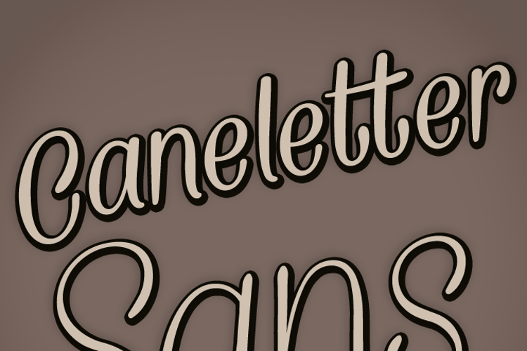 Caneletter Sans Personal Use