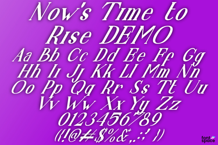 Now's Time to Rise DEMO