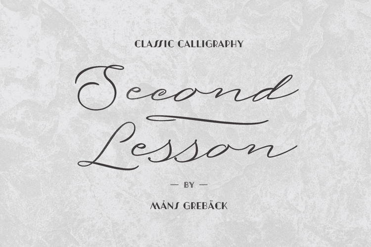 Second Lesson PERSONAL USE