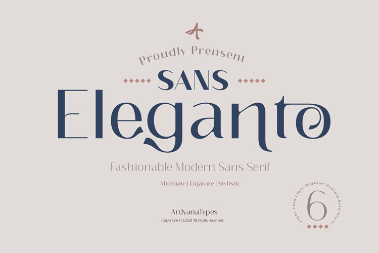 Eleganto Sans Thin