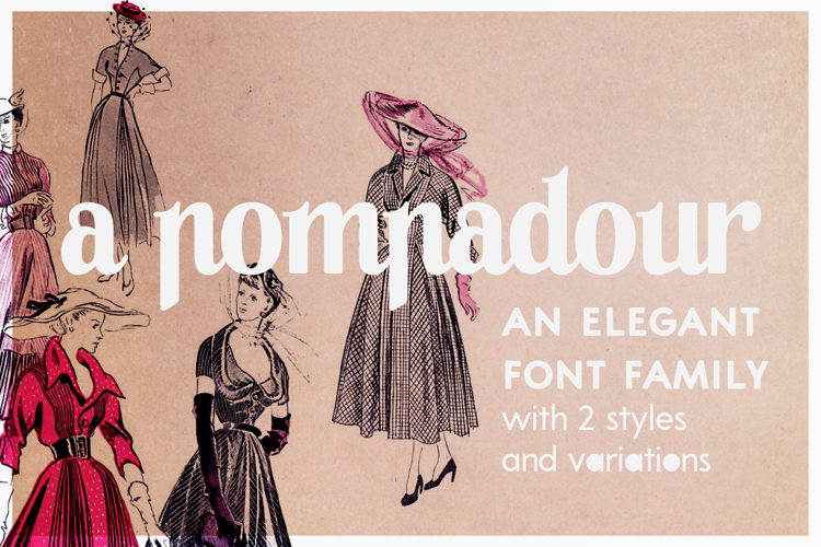 A Pompadour Bold Sample