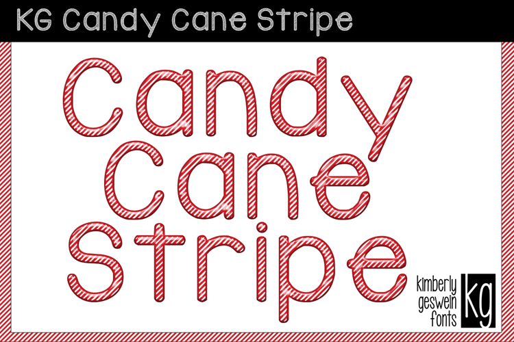 KG Candy Cane Stripe