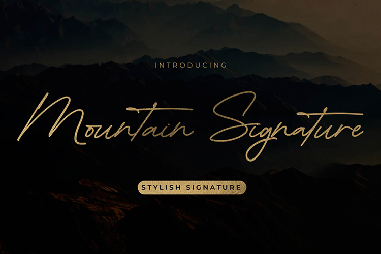 Mountain Signature