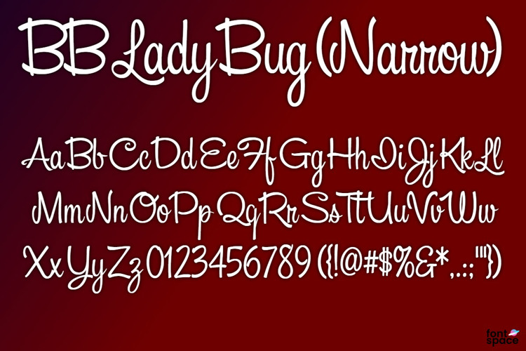 BB Lady Bug (Narrow)