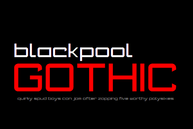 Blackpool Gothic NBP