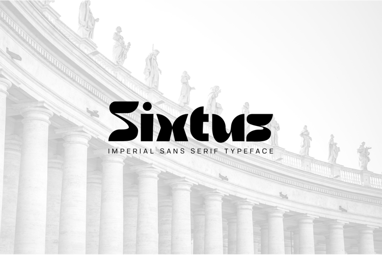 Sixtus Sans DEMO Black