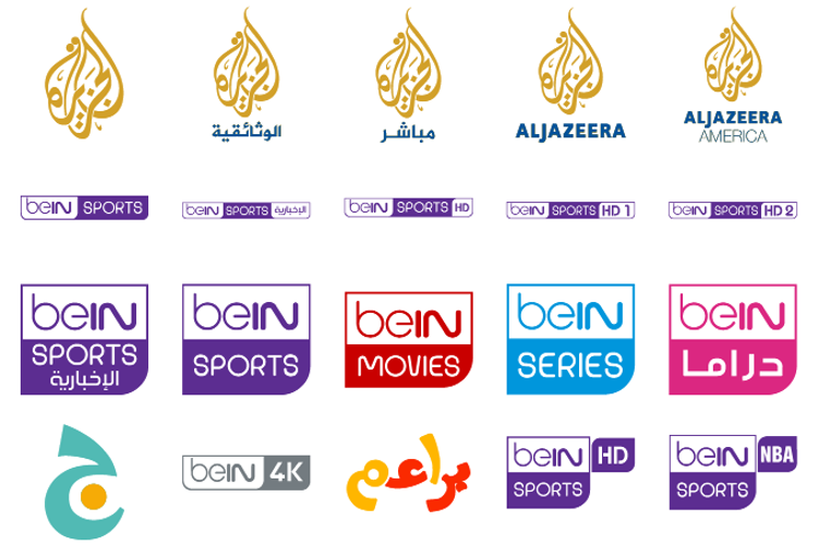 logos bein aljazeera