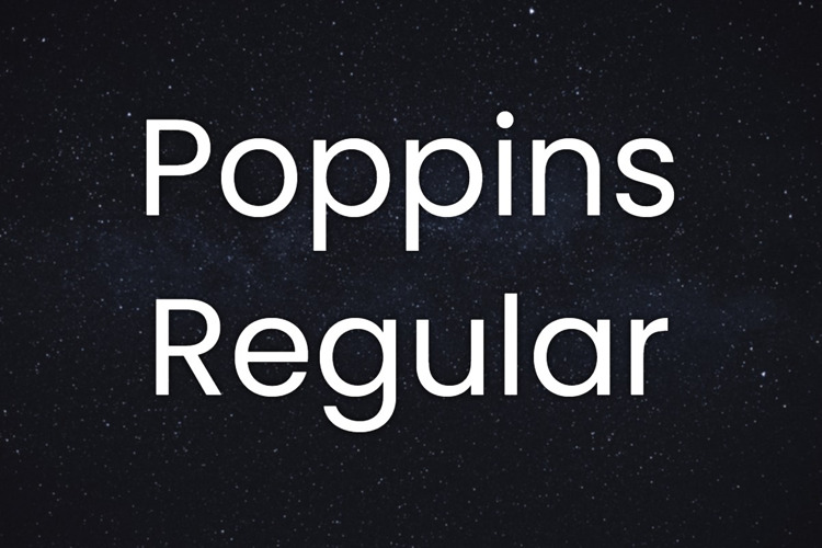 Poppins Black