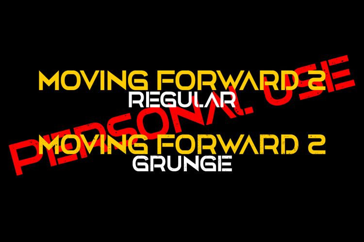 Moving Forward II Personal Use