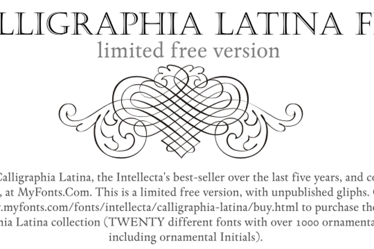 Calligraphia Latina Free