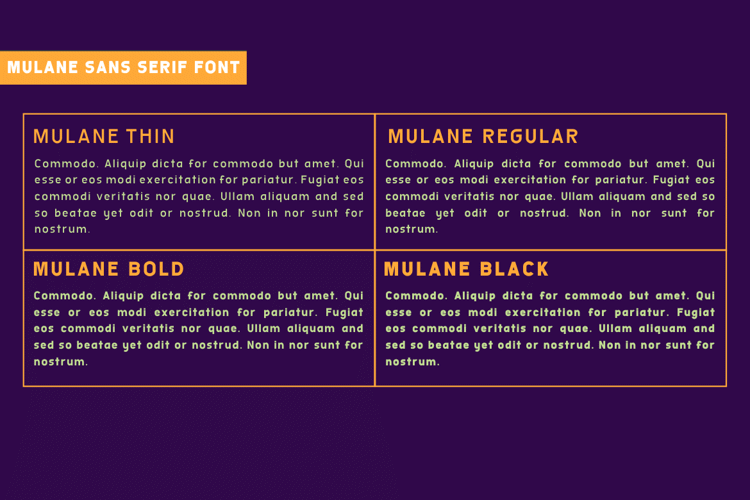 MULANE Black Personal Use