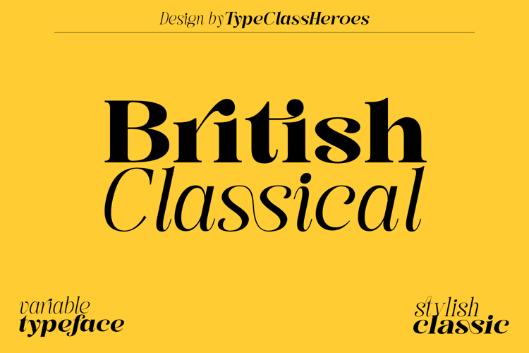 British Classical Demo Black