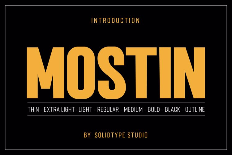 Mostin Black